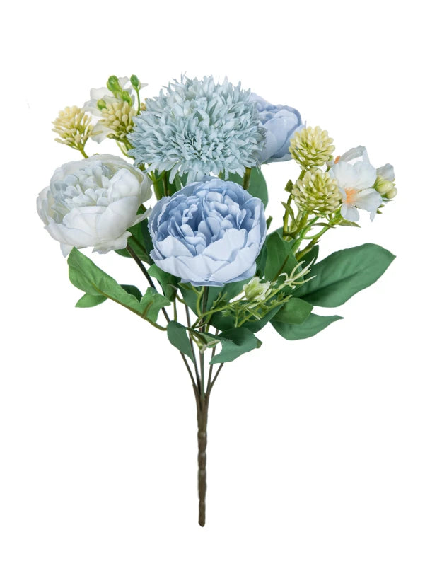 Artificial Silk Peony Bouquet | Wedding & Home Decor Flowers