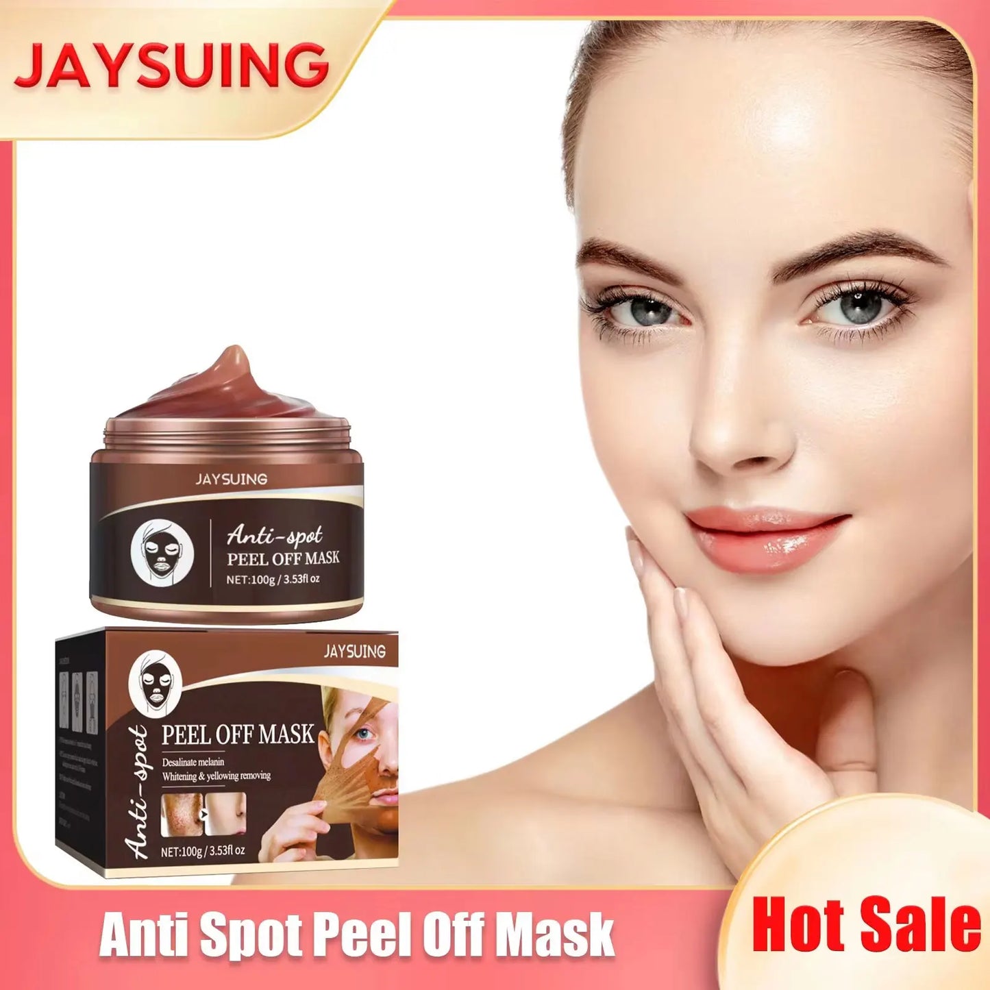 Jaysuing Brightening Peel-Off Face Mask 100g – Deep Cleanse