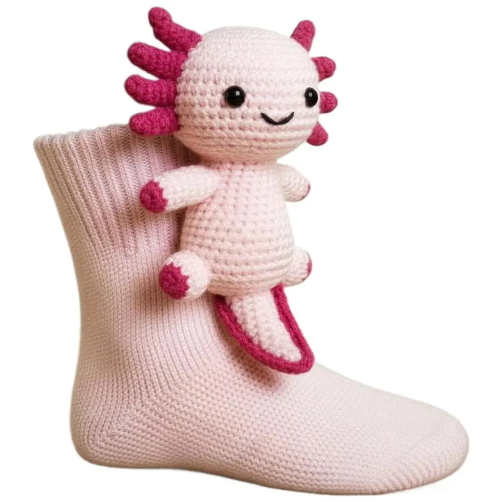 3D Knit Animal Socks – Warm Wool Floor Socks, Rabbit & Panda