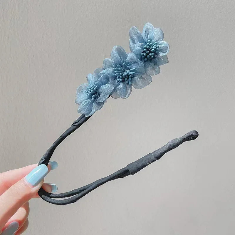 Velvet Bow Hair Twist Clip | No-Heat Ball Head Curl Accessory
