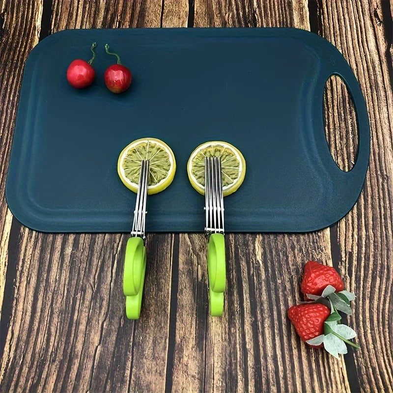 5-Layer Scallion Scissors | Stainless Steel Herb Kitchen Shears