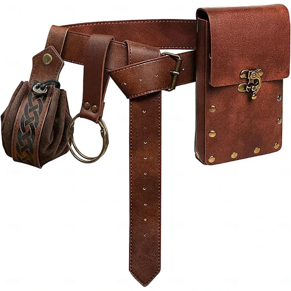 Medieval Belts Viking Knights Loose Change Waist Bags Renaissance