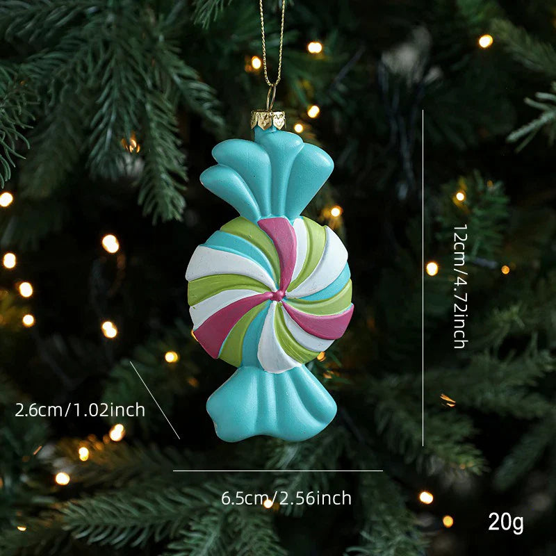 Macaron Christmas Hanging Ornaments – Cute Tree Pendants