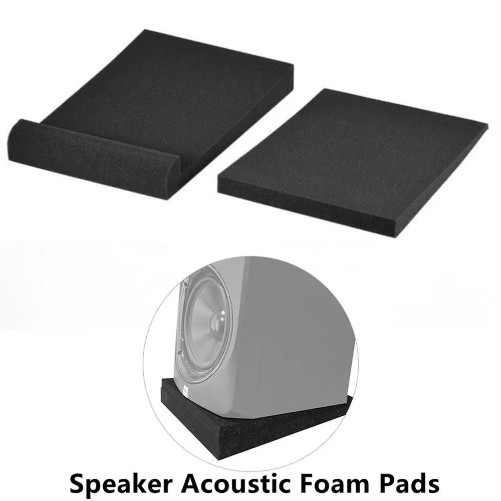 Sound Isolation Pads Desktop Subwoofer Speaker Acoustic Foam Speakers Sponge Studio Monitor Pads Speakers Isolation Pads Peaceful Pleasures Health and Wellness