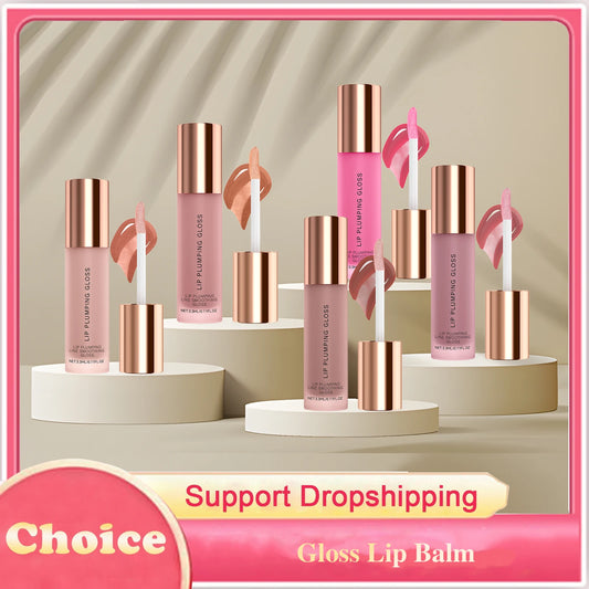 Gloss Lip Balm Reduce Lip Lines Moisturizing Plumping Repair Smooth Enhance Luster Softening Hydrating Colored Liquid Lipstick Peaceful Pleasures Health and Wellness