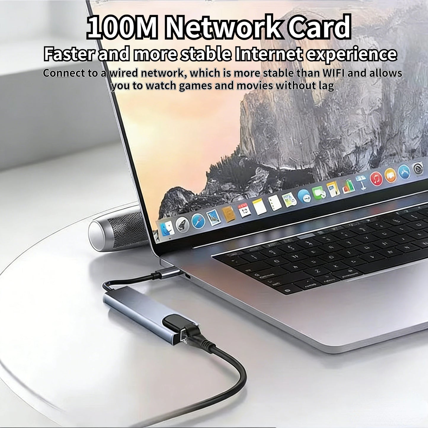 Type-C To 5/8Ports Docking Station HDMI 4K/RJ45 100M PD Splitter USB 3.0 5Gbps High Speed USB C HUB Adapter For Laptop Macbook Peaceful Pleasures Health and Wellness