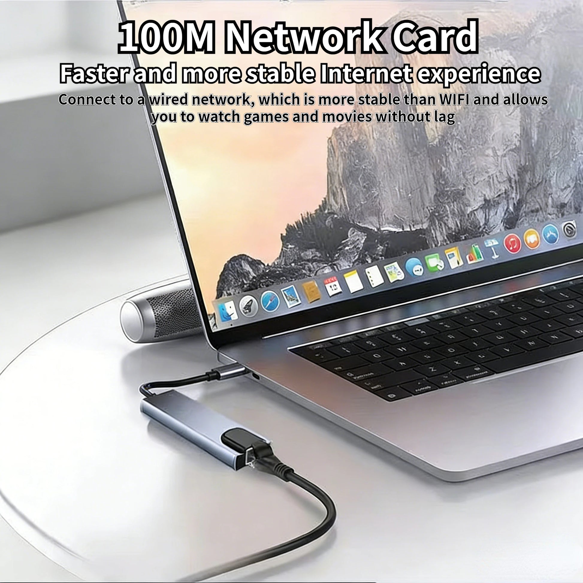 Type-C To 5/8Ports Docking Station HDMI 4K/RJ45 100M PD Splitter USB 3.0 5Gbps High Speed USB C HUB Adapter For Laptop Macbook Peaceful Pleasures Health and Wellness