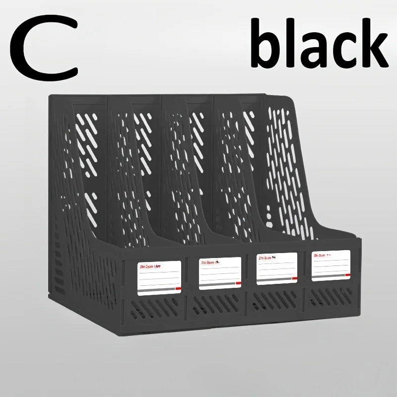 4-Tier Thickened File Rack | Desktop Document Organizer