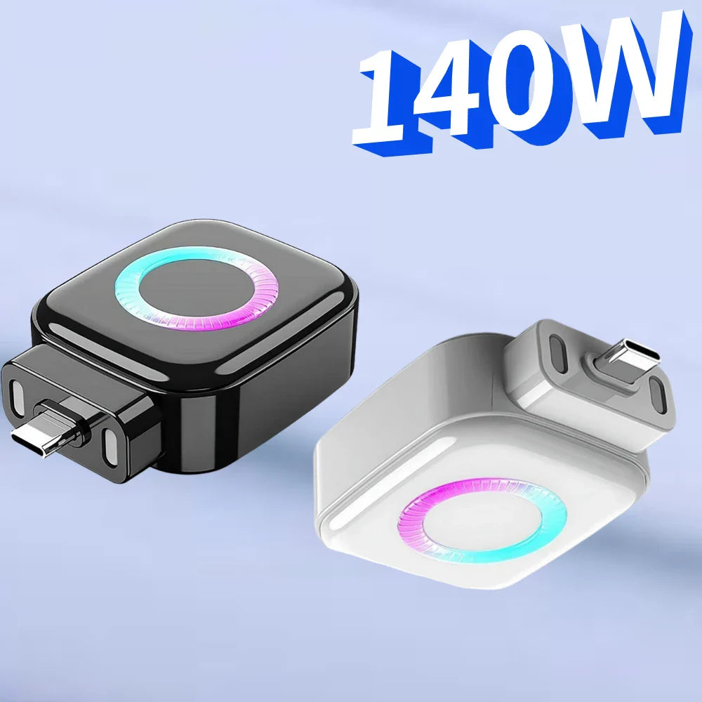 140W USB-C Fast Charger – Auto Cut-Off & Overcharge Protection