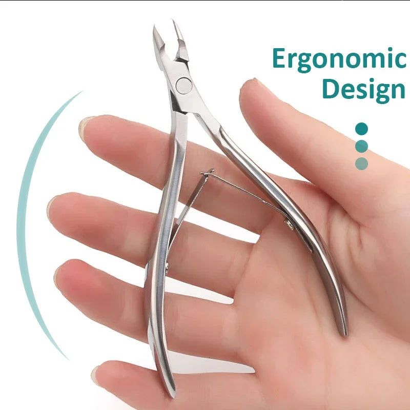 Stainless Steel Cuticle Nipper – Nail Trimmer & Manicure Tool
