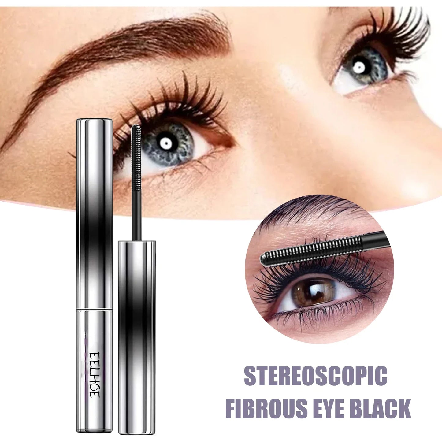 Waterproof Curling Mascara – Lengthening & Thickening Lashes