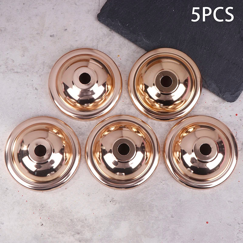5Pcs 10mm Ceiling Lamp Wall Lamp Table Lamp Pendant Lamp Small Ceiling Cover Convex Cover DIY Decorative Cover Middle Hole Peaceful Pleasures Health and Wellness