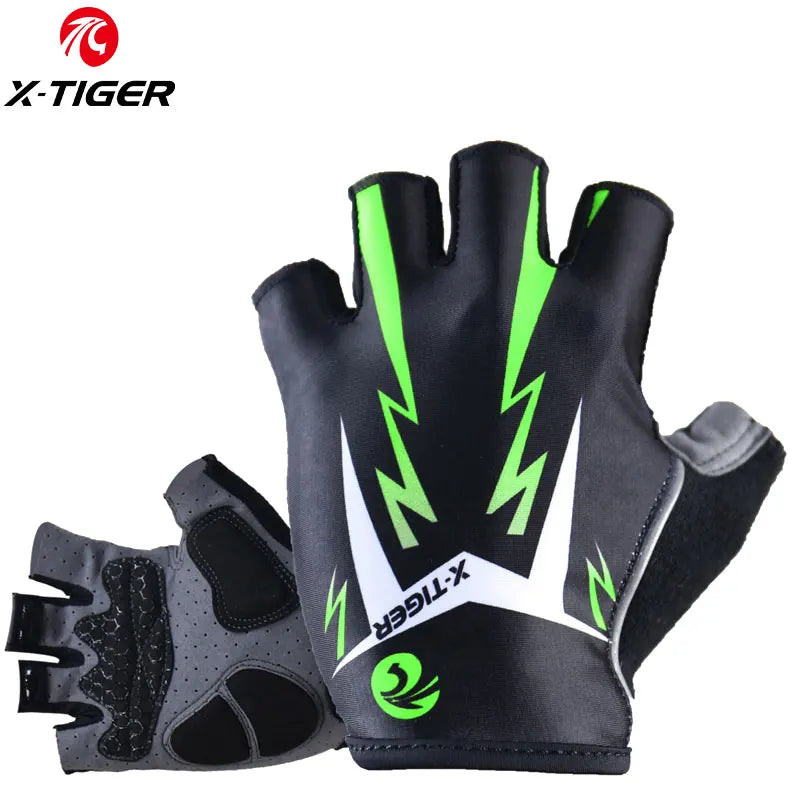 X-TIGER Half Finger Cycling Gloves – MTB, Gym & Riding