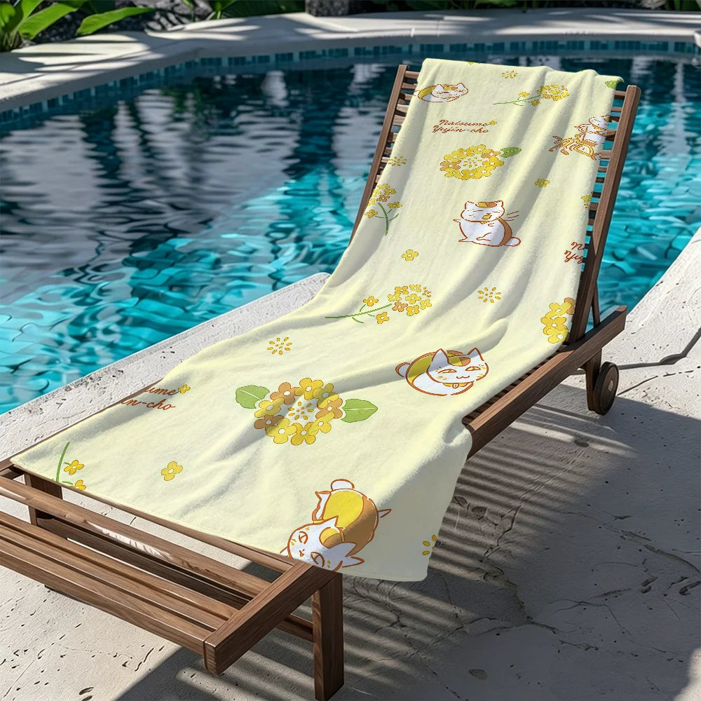 Nyanko-Sensei Natsume's Book of Friends Quick-Dry Beach Towel