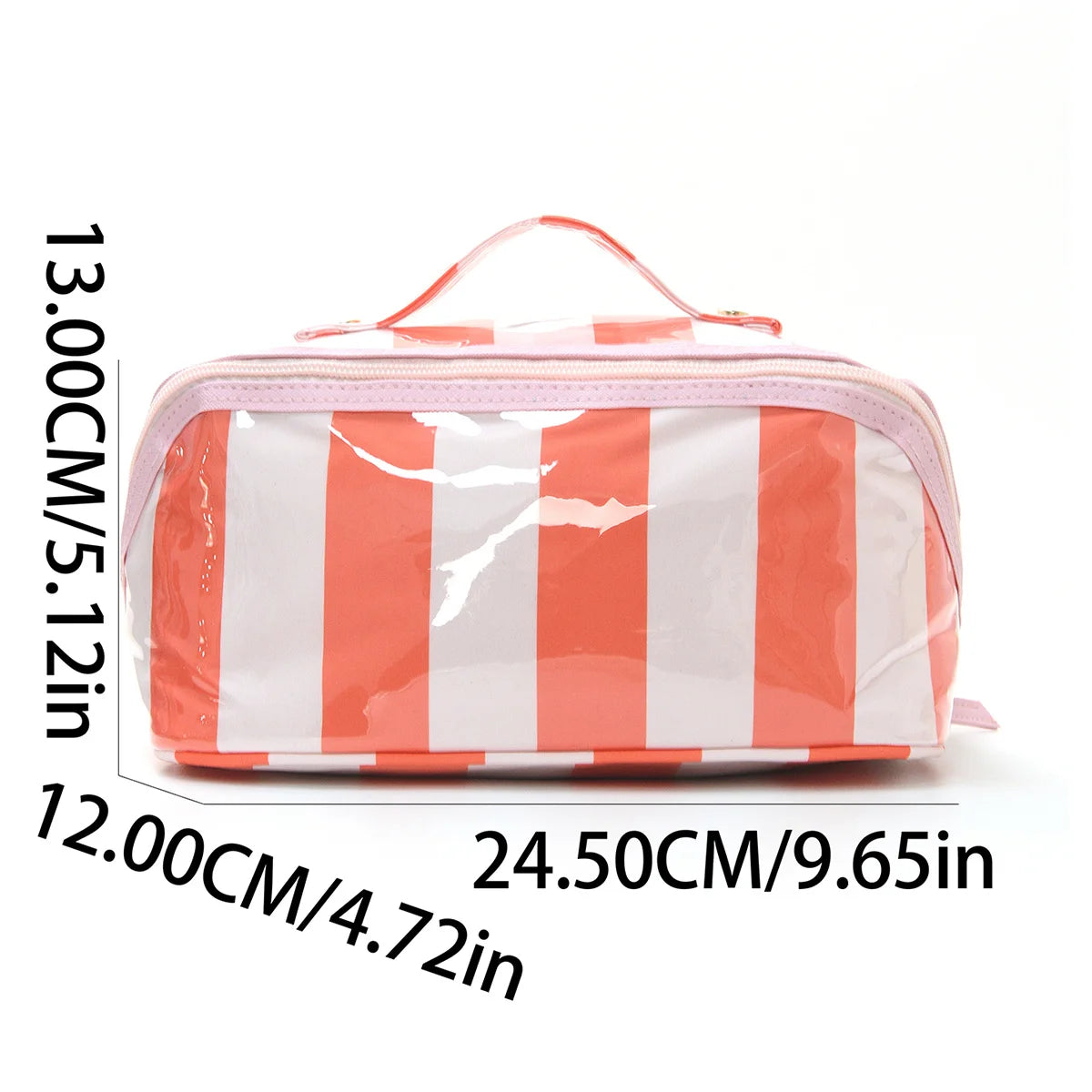 Travel Makeup Pouch – Zipper Toiletry & Cosmetic Organizer