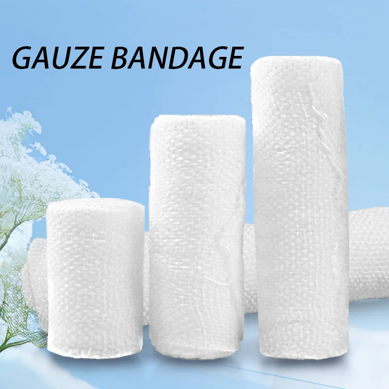 Cotton Gauze Elastic Bandage,Soft And Breathable Dressing,Pressure Bandage Suitable For Medical Wound Care Peaceful Pleasures Health and Wellness