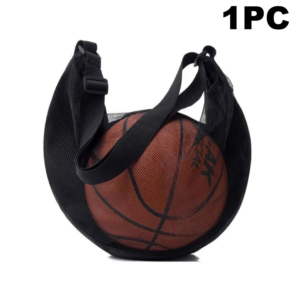 Anti-Tear Mesh Ball Bag with Zipper | Basketball Soccer Bag