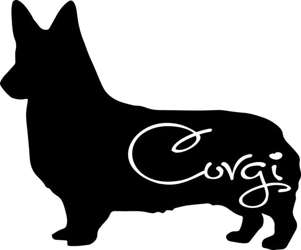 16cm Wide Corgi Dog Love Pet Welsh Pembroke Dogs Funny Vinyl Decal Sticker Car Stickers Window Peaceful Pleasures Health and Wellness