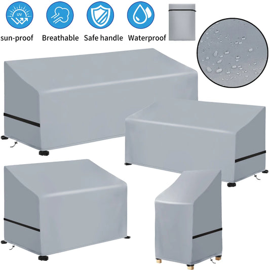 210D Oxford Waterproof Patio Furniture Cover | 4 Sizes Patio Furniture Cover Peaceful Pleasures Health and Wellness