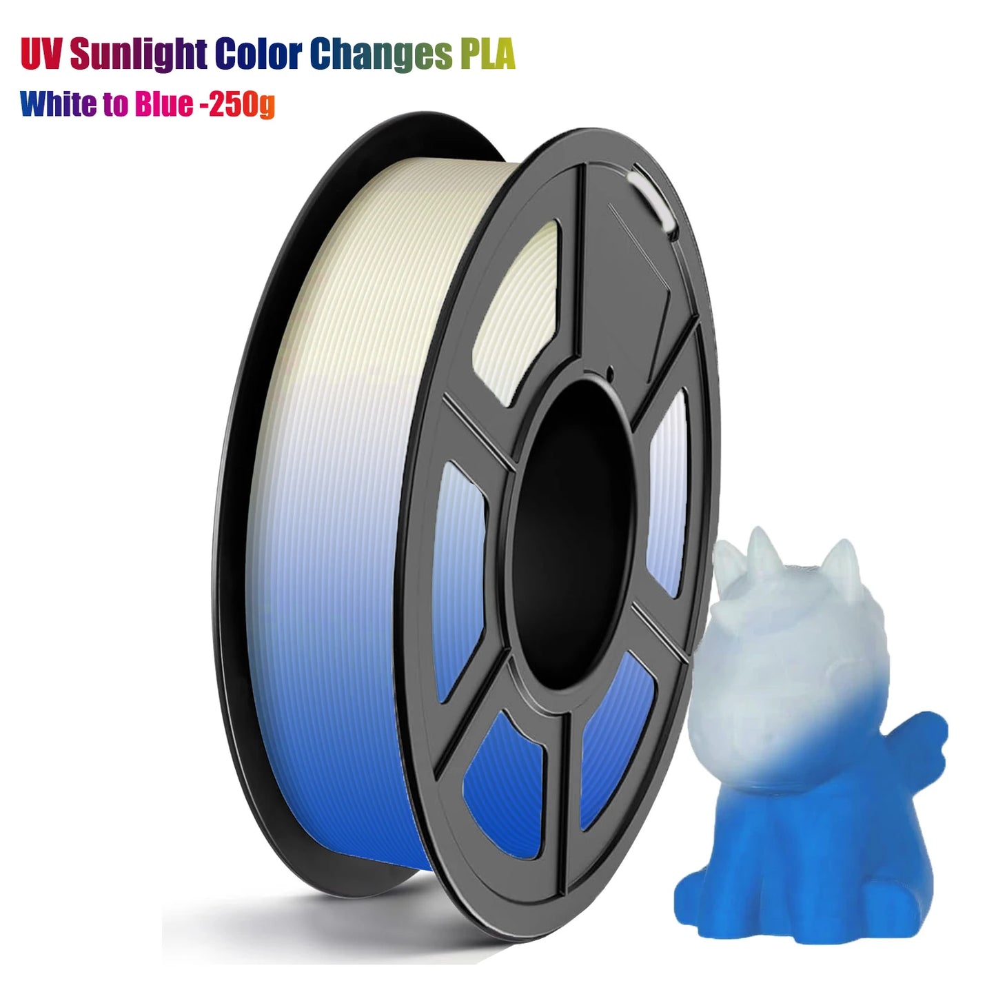 UV Color Changing PLA+ Filament 1.75mm 250g – DINGSUN 3D