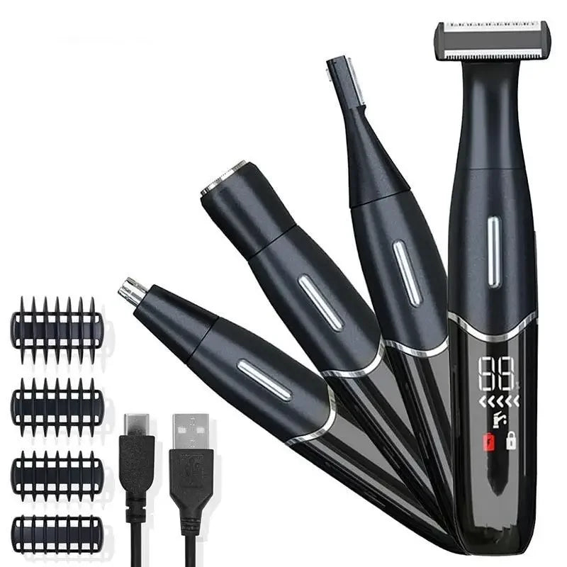 Men's Electric Body & Beard Trimmer | Rechargeable Shaver