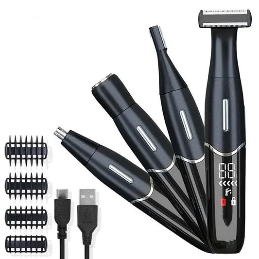 Men's Electric Body & Beard Trimmer | Rechargeable Shaver Electric Body Trimmer Peaceful Pleasures Health and Wellness