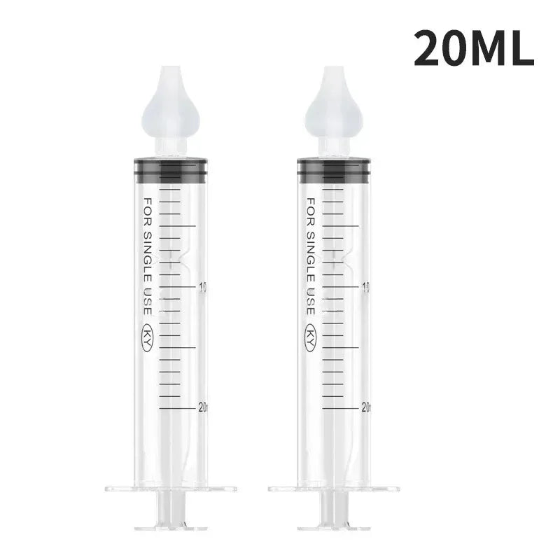 Baby Nasal Aspirator Nose Cleaner – Soft Silicone, 2pcs 10ml