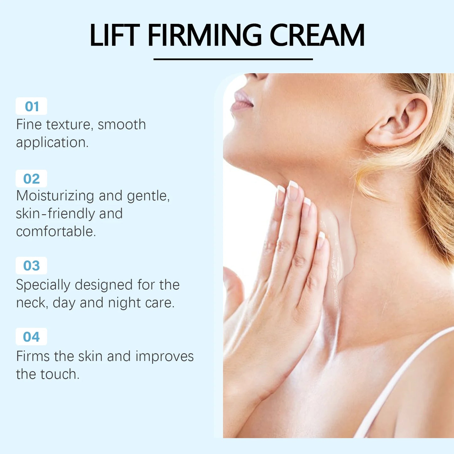 Retinol Firming Neck Cream | Hexapeptide & Collagen, 50mL