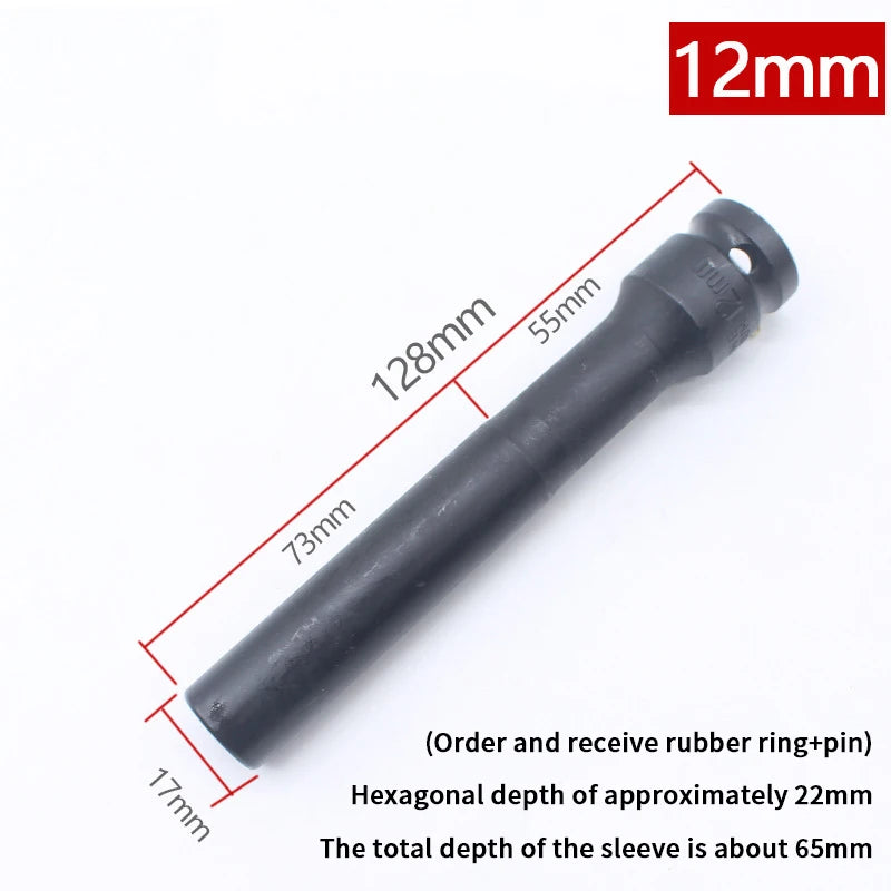 1/2" Drive Hex Socket Wrench Set 8-19mm | Chrome-Vanadium Hex Socket Wrench Peaceful Pleasures Health and Wellness 3