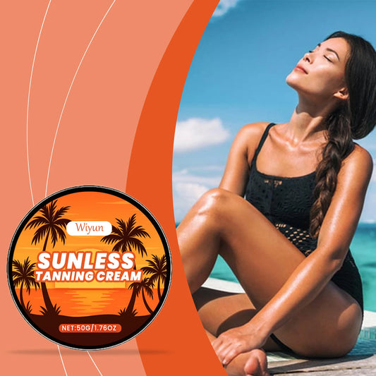 WIYUN Sunless Self Tanner Cream – Natural Bronze Glow 50g Self Tanner Cream Peaceful Pleasures Health and Wellness