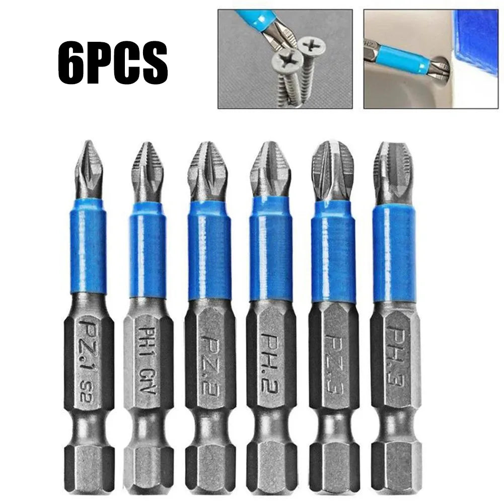 Bits Alloy Steel Impact Anti Non-slip Magnetic Cross Tip PH1 PH2 PH3
