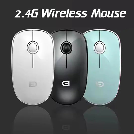 New Wireless Mouse silent mouse 2.4g portable Compatible with Multiple System Mice, Simple Design Mouse Computer & Accessories Peaceful Pleasures Health and Wellness
