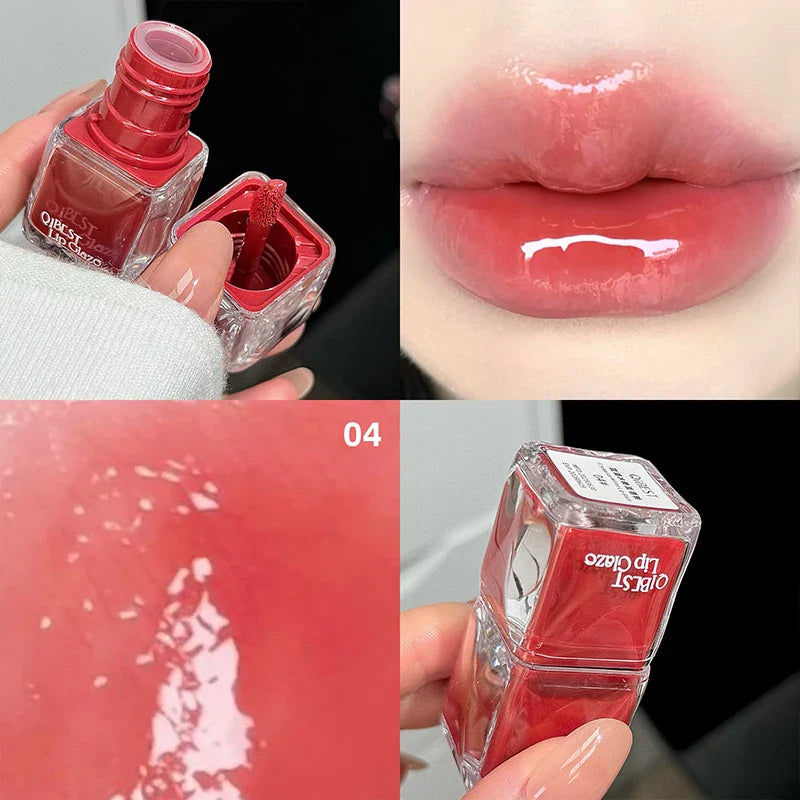 QIBEST Mirror Lip Gloss – Hydrating, Long-Lasting Lip Tint