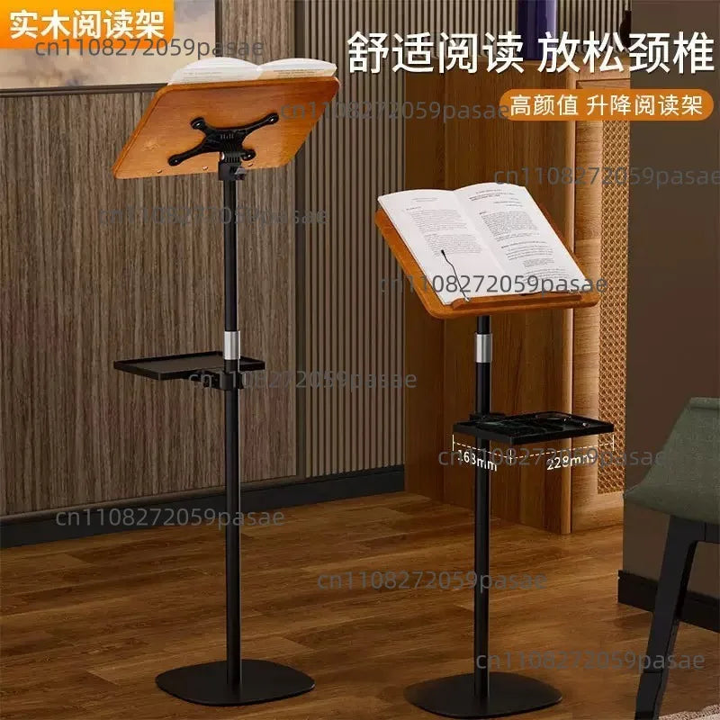 Floor Standing Adjustable Book & Tablet Stand | Reading Desk