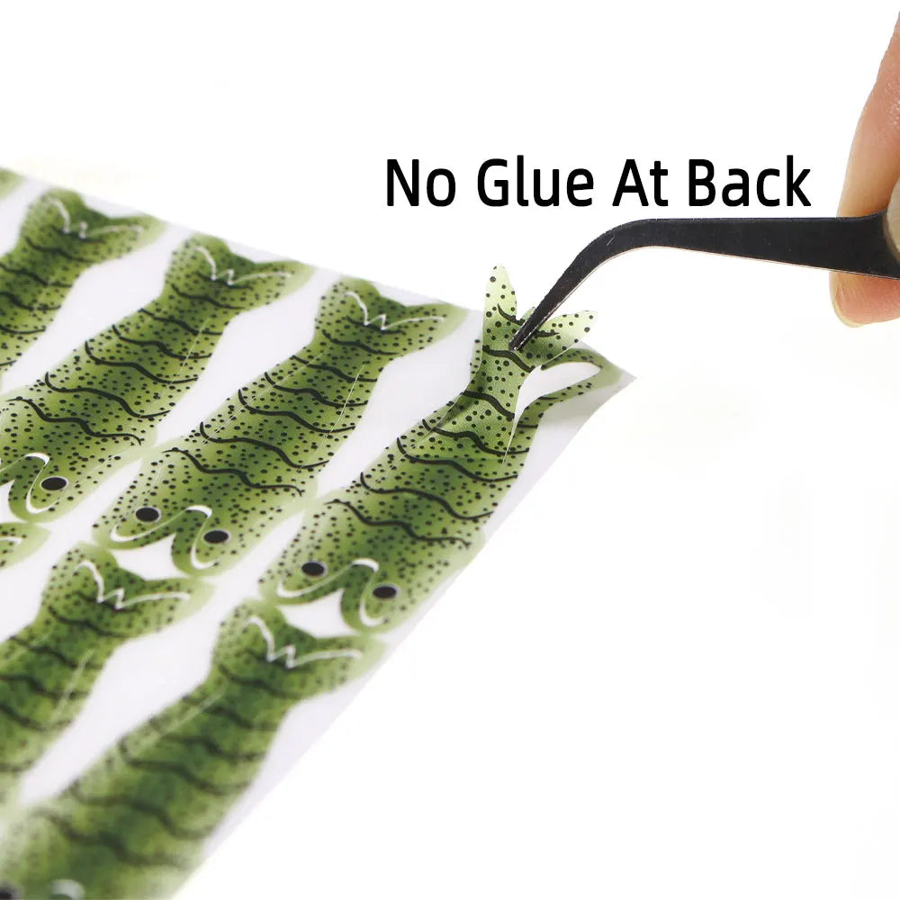 Pre-Cut Realistic Shrimps Skin Fly Tying Material Wrap Prawn Shrimps Scuds Fly Tying Material Trout Fishing Lures fishing bait Peaceful Pleasures Health and Wellness