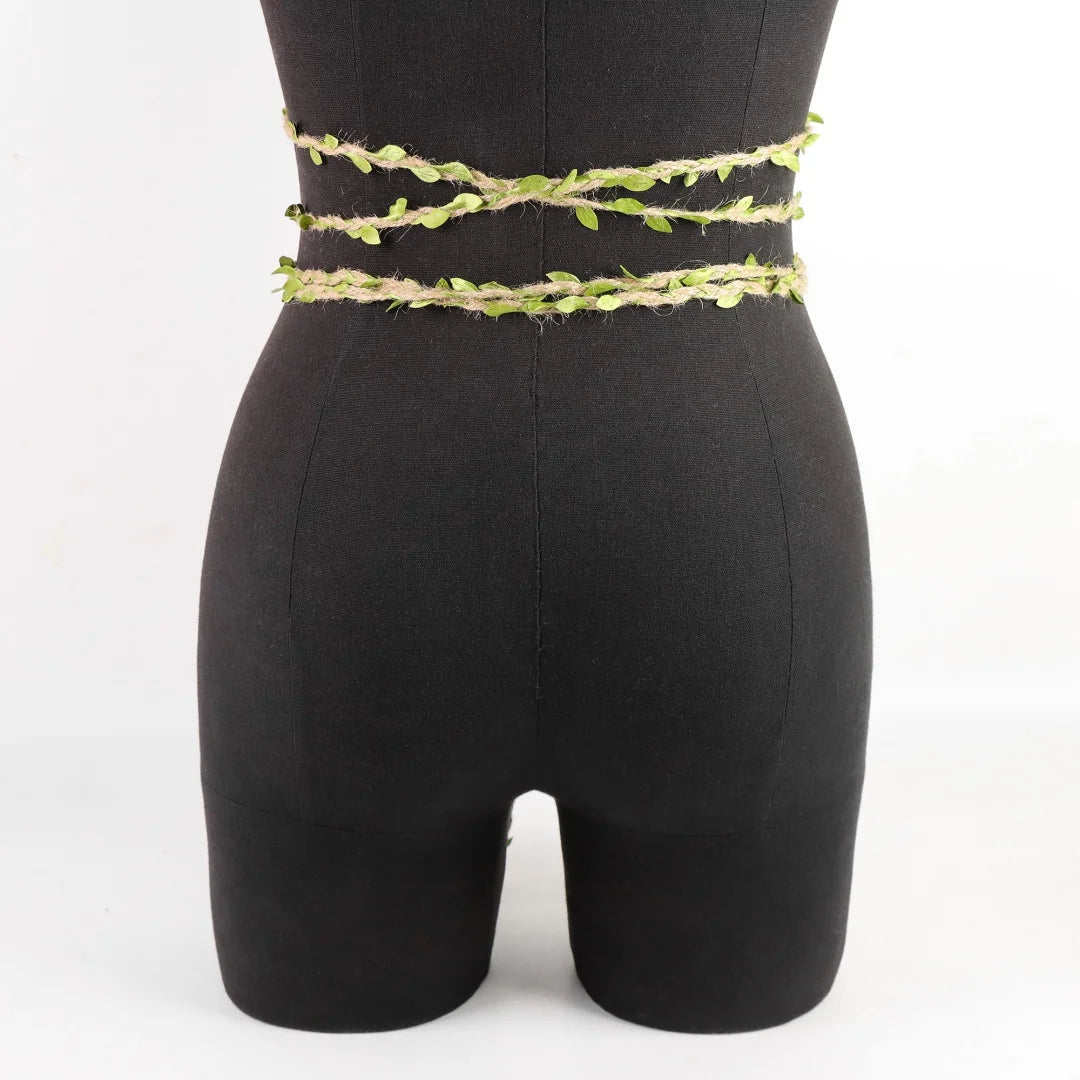 Medieval Long Knot Ring Belt Nordic Witch Rope Viking Revival Costume