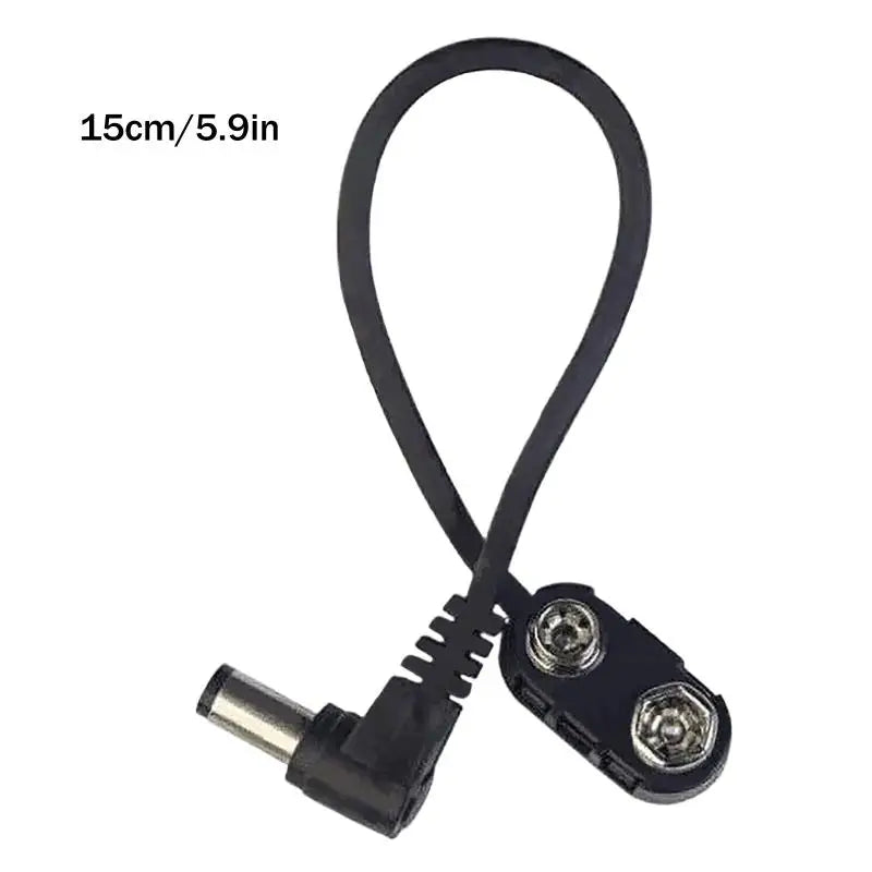 Effect Pedal 9V Battery Clip Converter Power Cable Snap Connector 15CM For Guitar Effect Pedal Battery Power Supply Adapter Peaceful Pleasures Health and Wellness