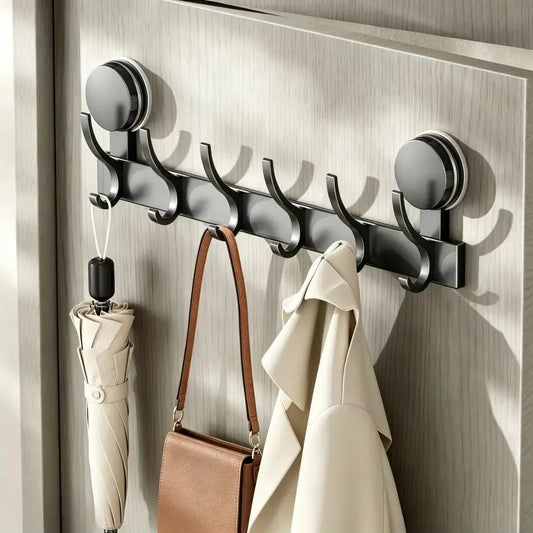 Removable Vacuum Suction Wall Hooks | Aluminum, No Drill Vacuum Suction Hook Peaceful Pleasures Health and Wellness