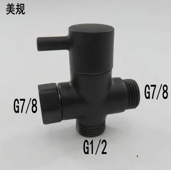 High-Pressure Bidet Spray Gun & Triangle Valve Bathroom Kit