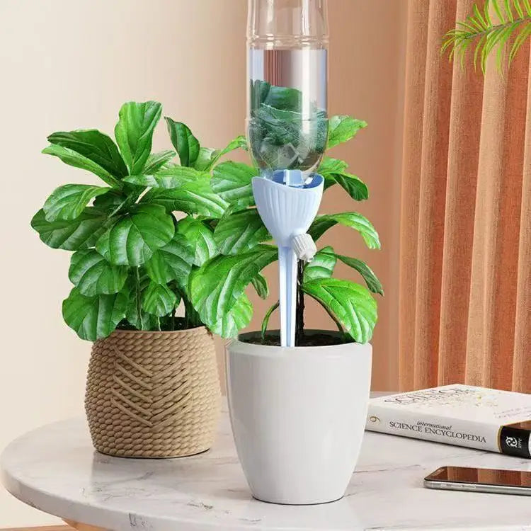 Self-Watering Globes for Plants – 3-Pack Adjustable Drip Irrigation Bulbs with Stakes