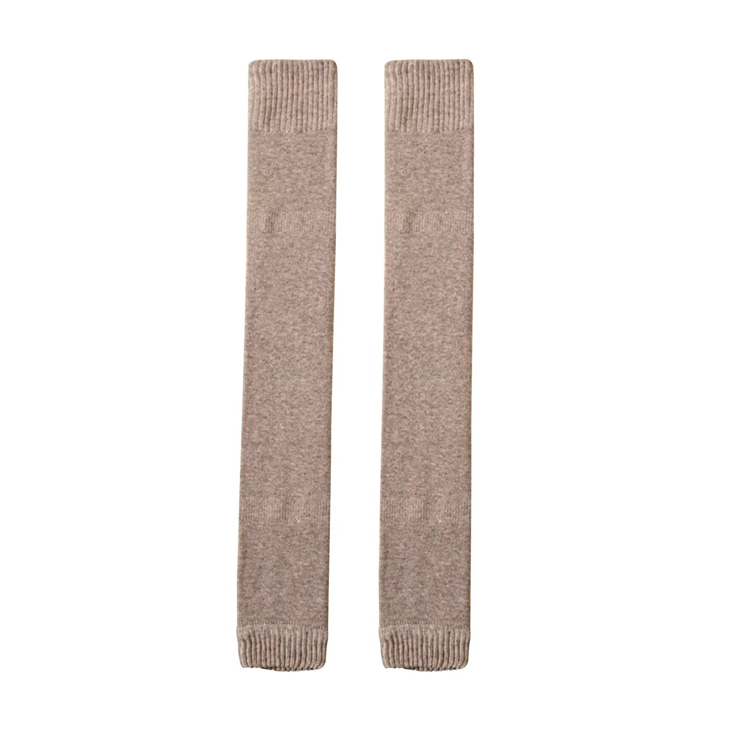 Thick Wool Cashmere Knee Sleeves – Warm Leg Warmers Unisex