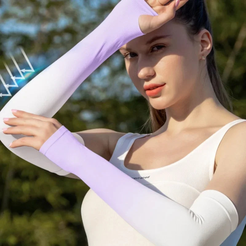UV Sun Protection Arm Sleeves | Cooling Compression Cover
