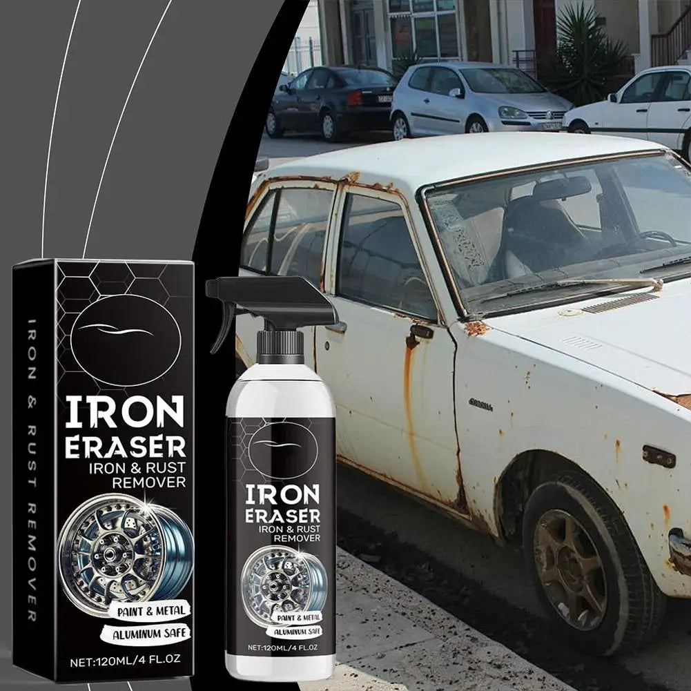 120mL Powerful iron dissolving agent Rust Remover Revitalizing Spray for Car Wheels & Metal Surfaces Smooth & Reliable Peaceful Pleasures Health and Wellness