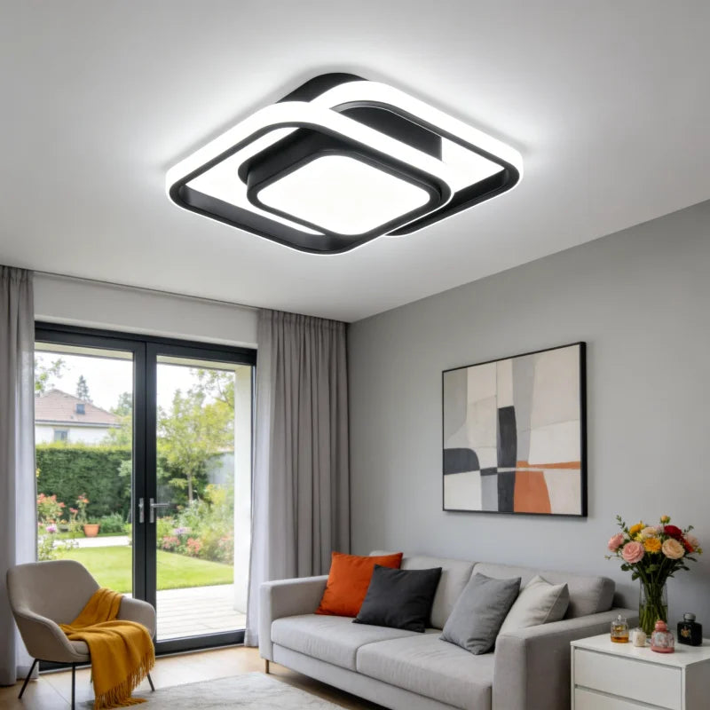 22W LED Ceiling Light – Modern Design | Living Room & Bedroom
