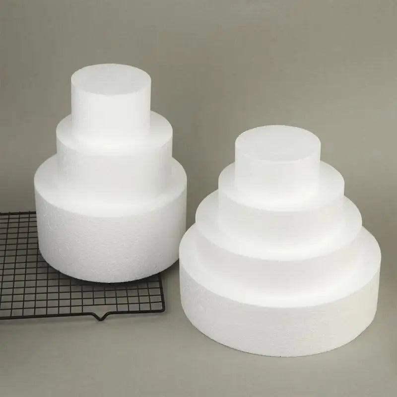 4/6/8/10 Inch Cake Foam Mould PS Foam Flower Decor Cake Dummy Practice Sugarcraft Model DIY Decorations Peaceful Pleasures Health and Wellness