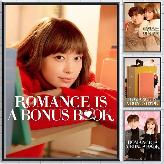Drama R-Romance Is a Bonus Book Poster HD Self Adhesive Waterproof Wall Art Ideal for Home Office Dorm Bedroom Great Gift Peaceful Pleasures Health and Wellness