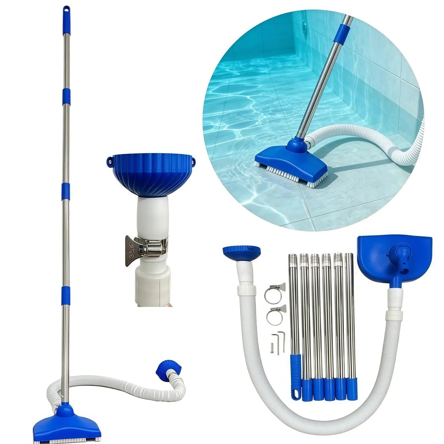 Handheld Pool Vacuum Suction Cleaner – Spa, Pond & Pool