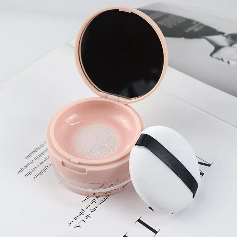 Portable Air Cushion Puff Box with Mirror & Powder Puff