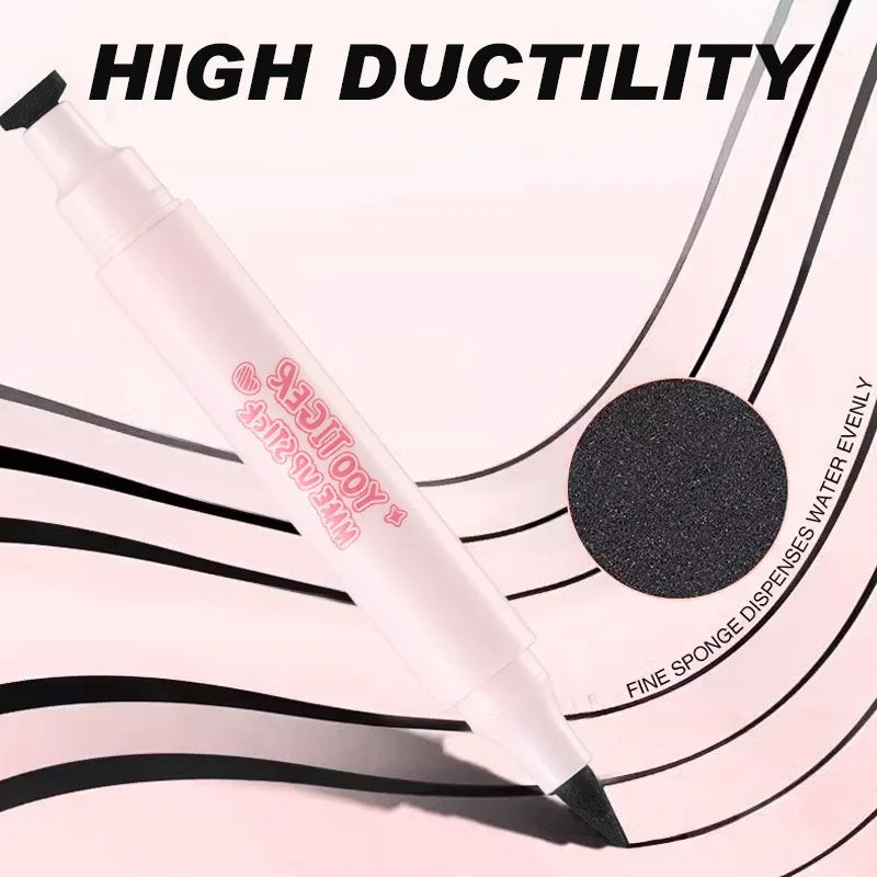 2-in-1 Waterproof Eyeliner & Aegyo-sal Stamp Pen | Natural Eye