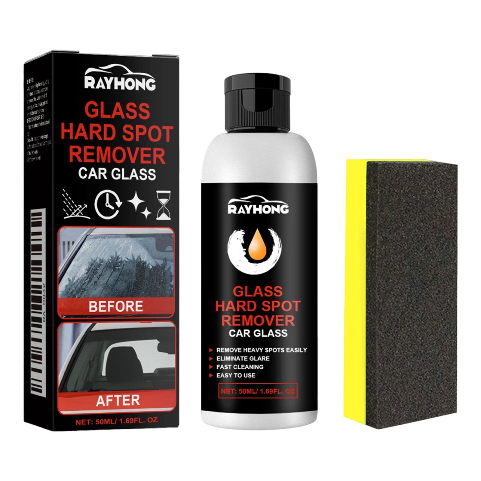 Automobile Glass Polishing Paste Glass Scratch Repair Scratch Remover Kit Deep Cleaner Paste Window Auto Detailing Peaceful Pleasures Health and Wellness as show